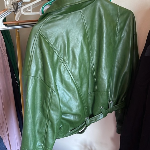Avec les filles Jacket oversized, crop Moto - Picture 3 of 6